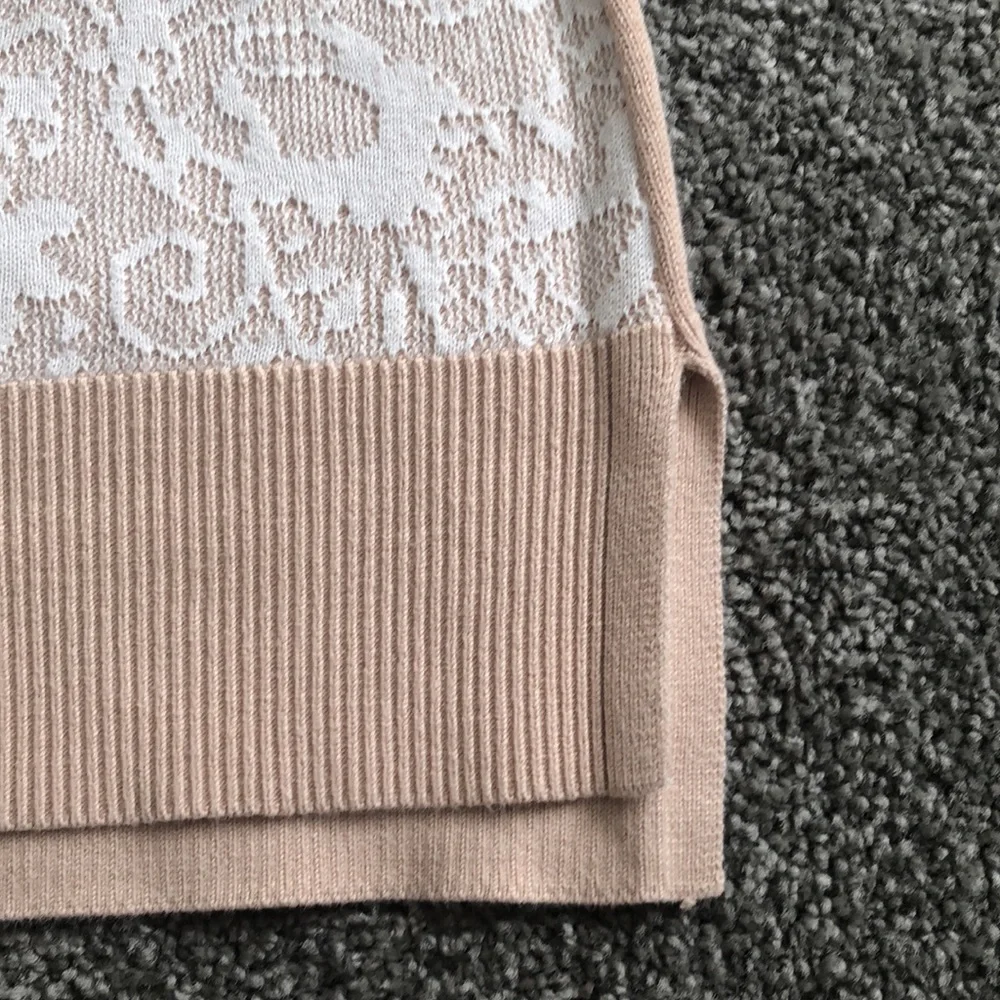 Ann Taylor LOFT | Lace overlay Sweater - Picture 6 of 7